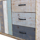 Mobile Felix 126x40x78 h cm in Legno Multicolor-7