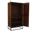 Mobile Daren 96x56x186 h cm in Legno Marrone-2