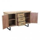 Mobile Benton 135x45x83 h cm in Legno Marrone-2