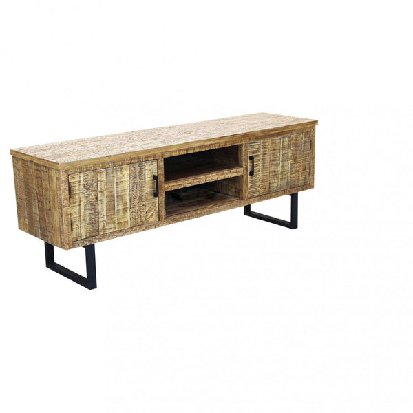 acquista Bevis Meuble TV 160x45x60 h cm en Bois Marron