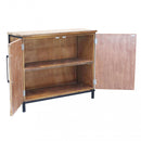 Mobile Braeden 100x40x86 h cm in Legno Marrone-2