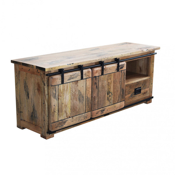 Meuble TV Weldon 150x45x60 h cm en Bois Marron acquista