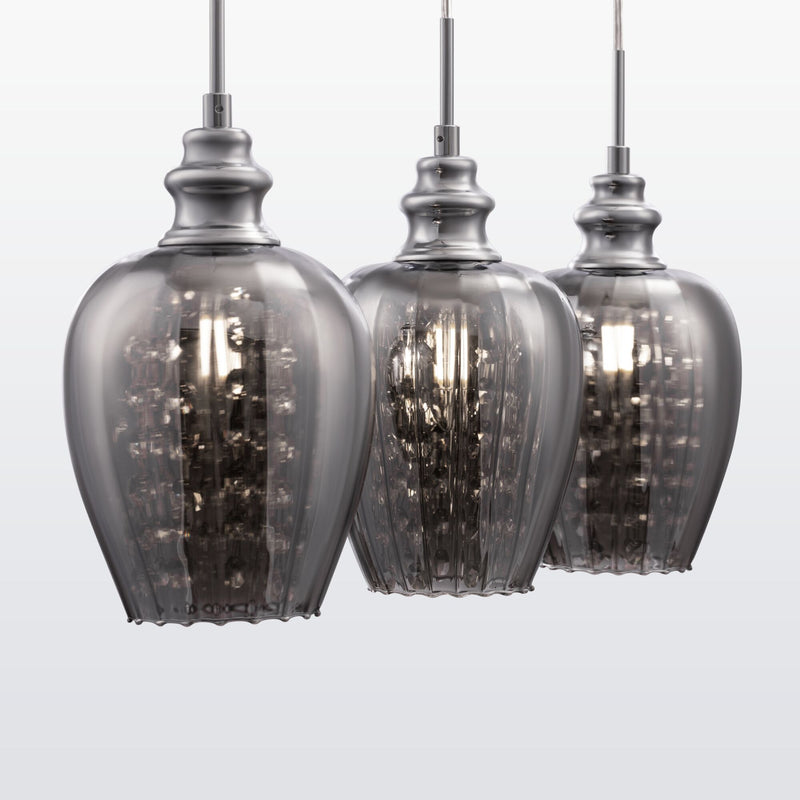 Lampada pendente Pendant in Metallo Blues Nickel-3