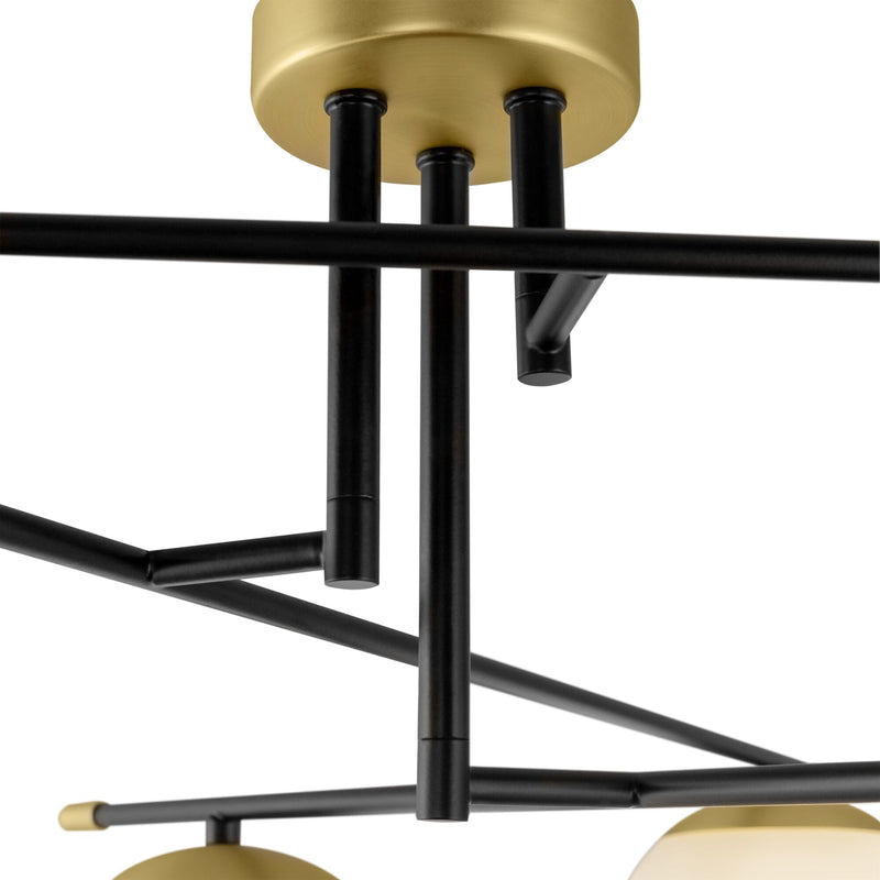 Plafoniera Modern in Metallo Nostalgia Opaco Oro-3