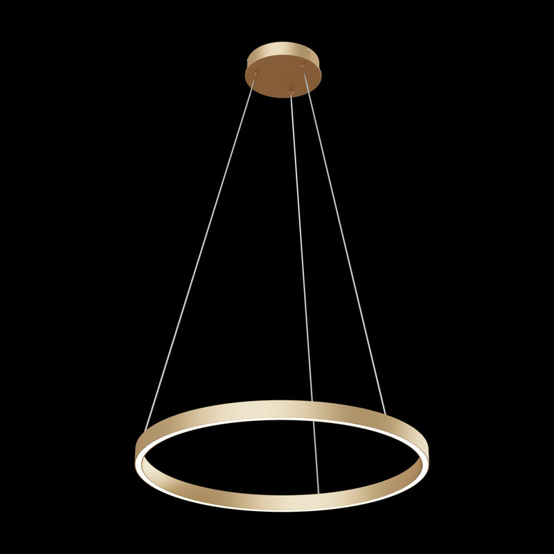 Lampada pendente Modern in Alluminio Rim Ottone-3