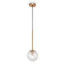 Lampada pendente Modern in Metallo Ligero Ottone-1