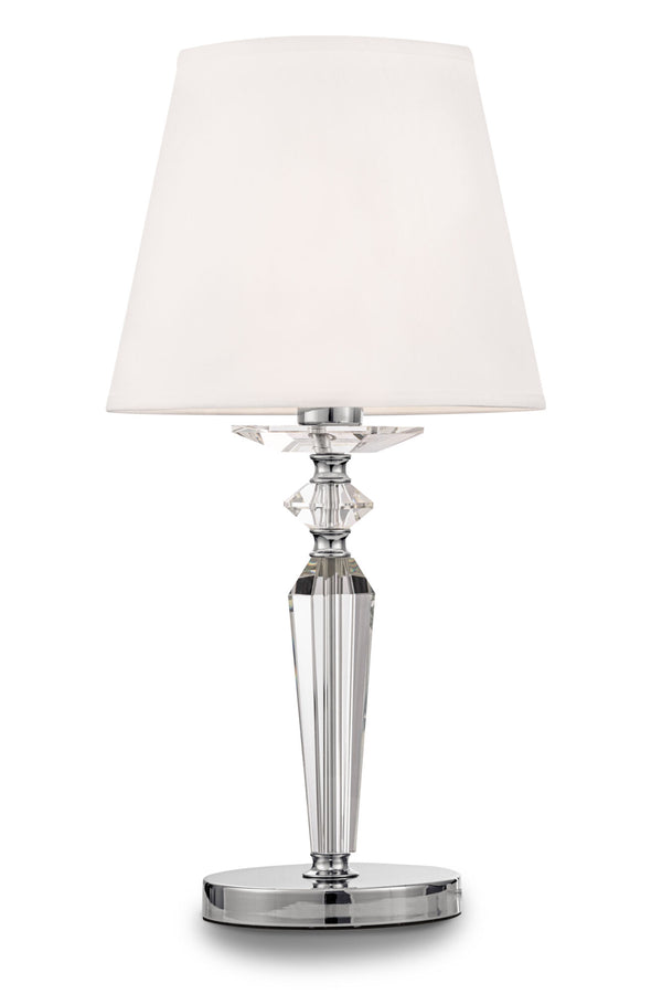 acquista Lampe de table néoclassique en métal Beira Nickel