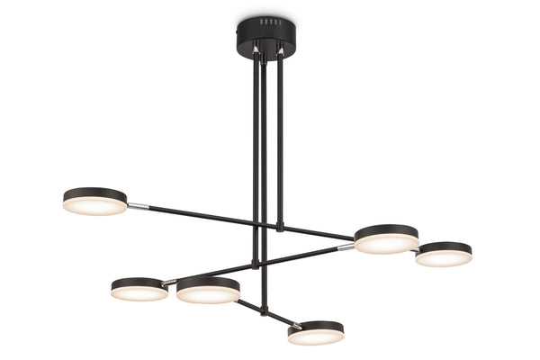 acquista Suspension moderne en métal et acrylique Fad Black