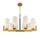 Lampadario Modern in Metallo Fortano Ottone-1