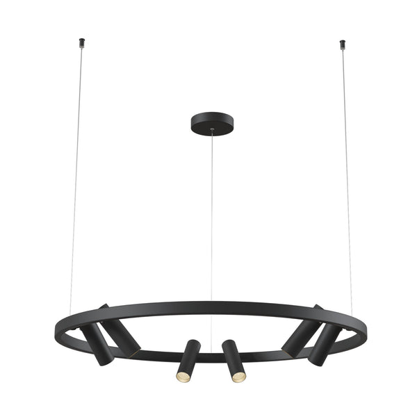 prezzo Suspension moderne en Métal et Acrylique Satellite Noir