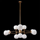 Lampadario Modern in Metallo Erich Ottone-2