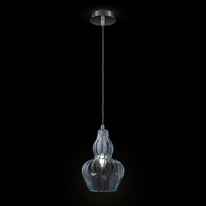 Lampada pendente Pendant in Metallo Eustoma Nickel-3