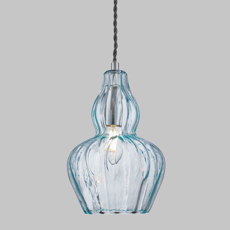 Lampada pendente Pendant in Metallo Eustoma Nickel-4