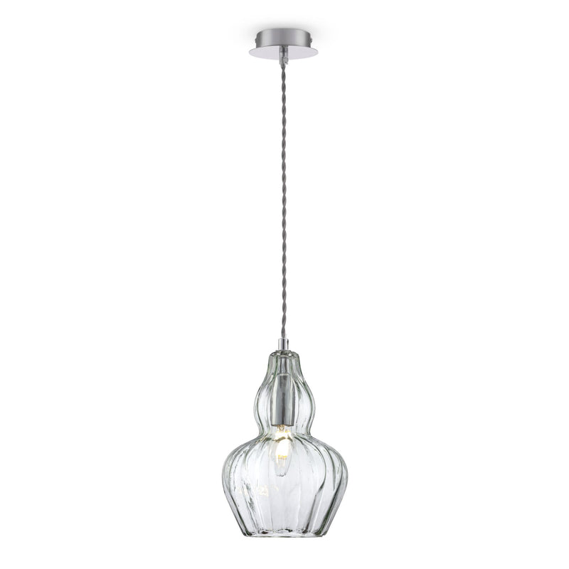 Lampada pendente Pendant in Metallo Eustoma Nickel-1