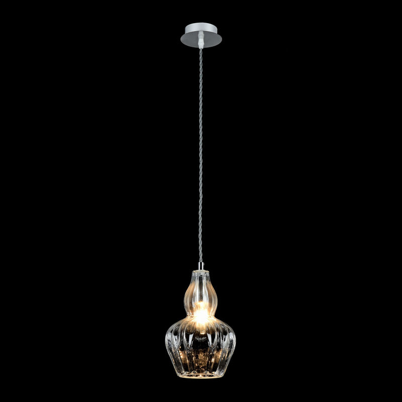 Lampada pendente Pendant in Metallo Eustoma Nickel-3