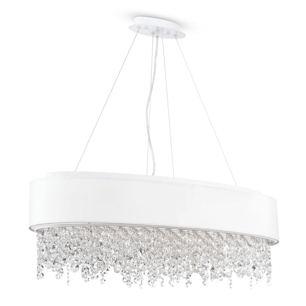 sconto Manfred Suspension moderne en métal blanc