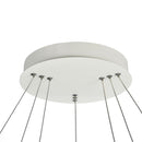 Lampada pendente Modern in Metallo Nola Bianco-5