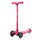 Trottinette télescopique 3 roues Max 70Kg Micro Maxi Deluxe Rose