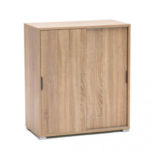 acquista Armoire à 2 portes coulissantes 75x38x85 h cm en aggloméré bilaminé naturel