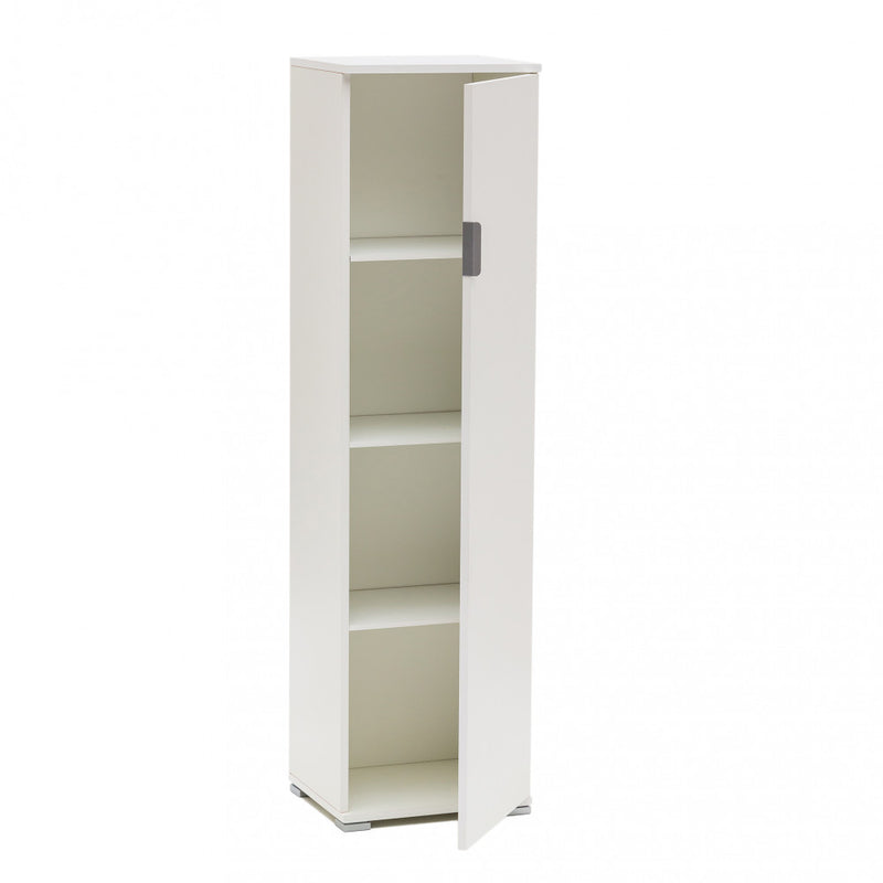 Portascope 40x33x151 h cm in Truciolare bilaminato Bianco-2