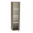 Portascope 40x33x151 h cm in Truciolare bilaminato Rovere grigio-2