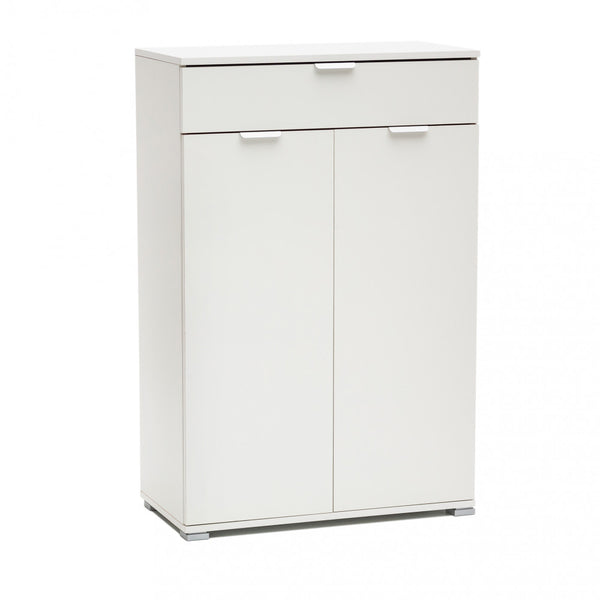 Armoire avec 2 portes et 1 tiroir 75x38x112 h cm en aggloméré bilaminé blanc prezzo