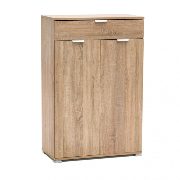 sconto Armoire avec 2 portes et 1 tiroir 75x38x112 h cm en aggloméré bilaminé naturel