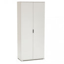 Armadio 2 Ante 75x38x174 h cm in Truciolare bilaminato Bianco-1