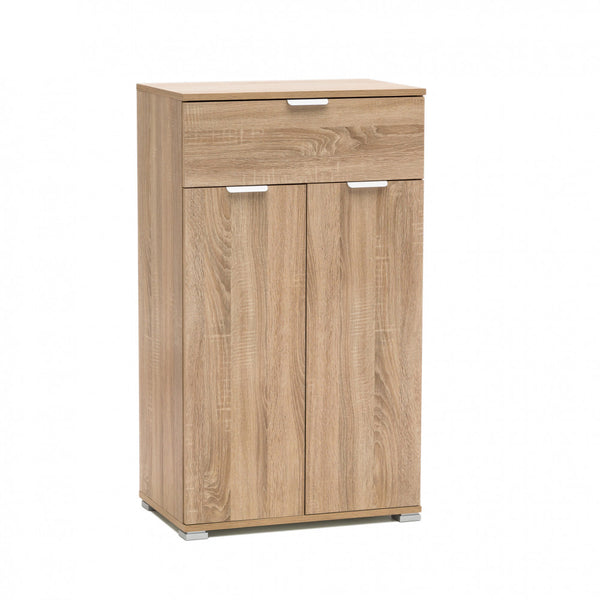 acquista Armoire avec 2 portes et 1 tiroir 27x38x103 h cm en aggloméré bilaminé naturel