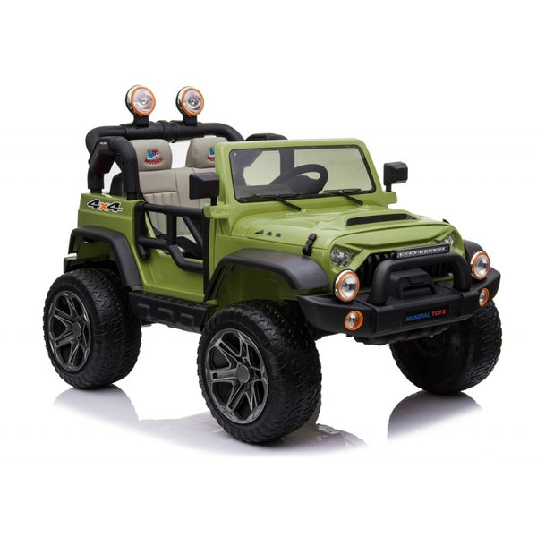 online Voiture électrique pour enfants 2 places EVA Wheels Maxi Off-Road 12V Vert