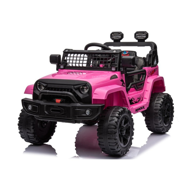 Véhicule électrique pour enfants, véhicule tout-terrain pour bébé 12V, rose sconto