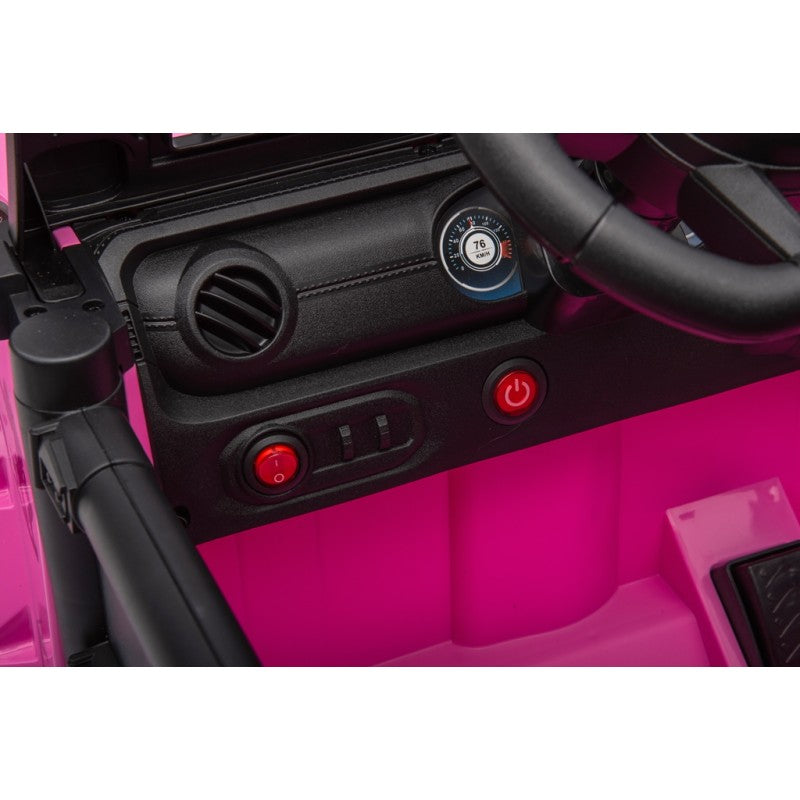 Macchina Elettrica per Bambini 12V Baby Fuoristrada Rosa-9