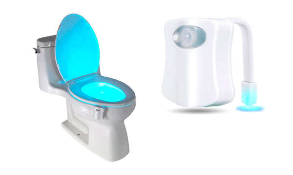 Lumière LED pour WC 8 couleurs avec capteur crépusculaire online