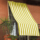 Tenda da Sole per Sormonto 290x290 cm con anelli rinforzati Giallo-1