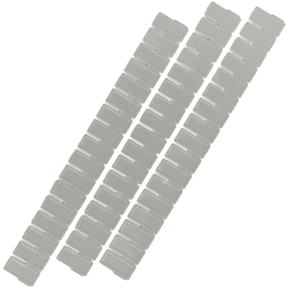 Lot de 3 séparateurs organisateurs modulables pour tiroirs plastique 50x435mm Gris prezzo