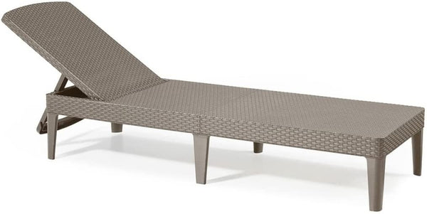 JAIPUR Transat en Résine CAPPUCCINO 187x58xH29 cm Mobilier de Jardin online