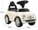 Macchina Cavalcabile per Bambini Fiat 500 Bianca-5