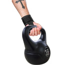 Kettlebell per Allenamento 12 Kg in PVC e Sabbia Nero-3