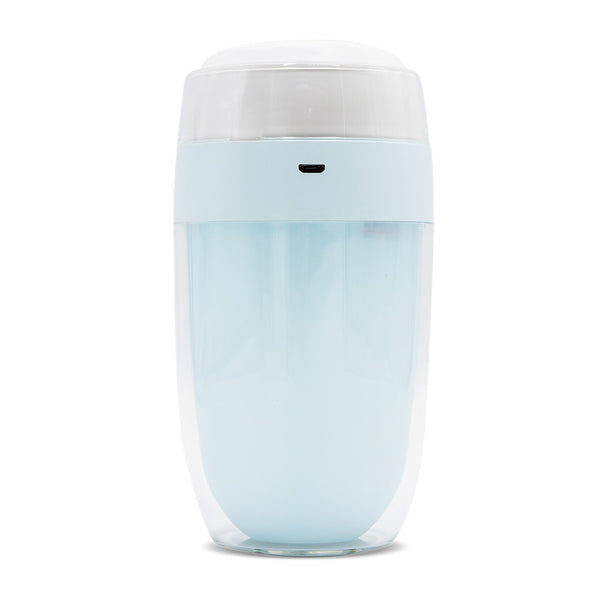 prezzo Mini humidificateur rechargeable 80x80x152 mm avec LED de couleur bleue