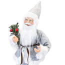 Pupazzo Babbo Natale H30 cm Grigio-2