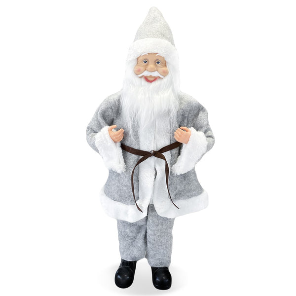 Marionnette Père Noël H50 cm avec Mini Lucioles Grises sconto