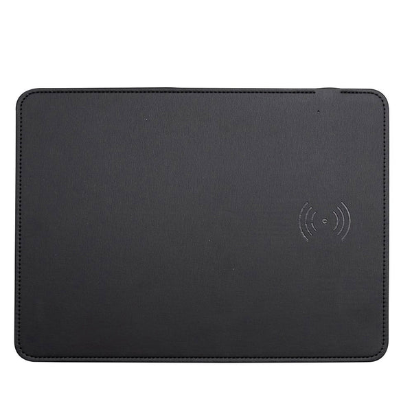 Tapis de souris 28x21 avec base de charge sans fil noire acquista