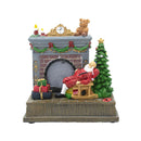 Babbo Natale 16x15,5x11 cm in Resina con Luci e Musica-1