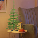 Albero di Natale 70H cm Rami pieghevoli e pigne Abete Artificiale in PVC-3