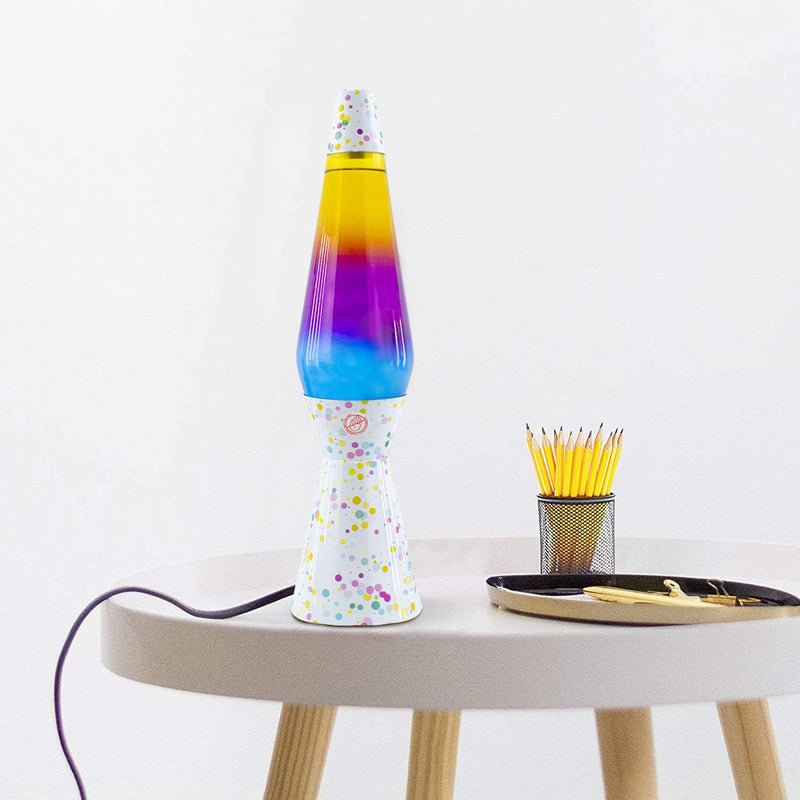 Lampada Lava Lamp 40cm Fantasia Bubbles Magma Multicolore-2