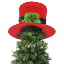 Puntale Cappello a Cilindro per Albero di Natale Decorazione Natalizia-3