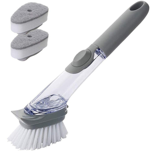 Brosse à Vaisselle avec Distributeur de Savon Vaisselle Éponge avec Réservoir prezzo