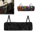 Organizer Sedile Posteriore Auto 6 Tasche in Tessuto Nero-2