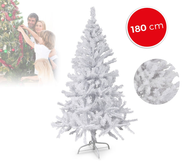 Sapin de Noël Artificiel 536 Pointes 180 cm Blanc online