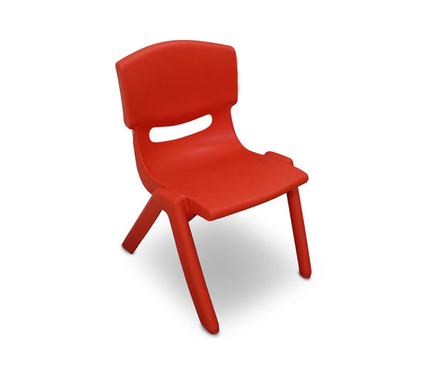 prezzo Chaise colorée pour enfant 26x30x50 cm en plastique résistant Rouge
